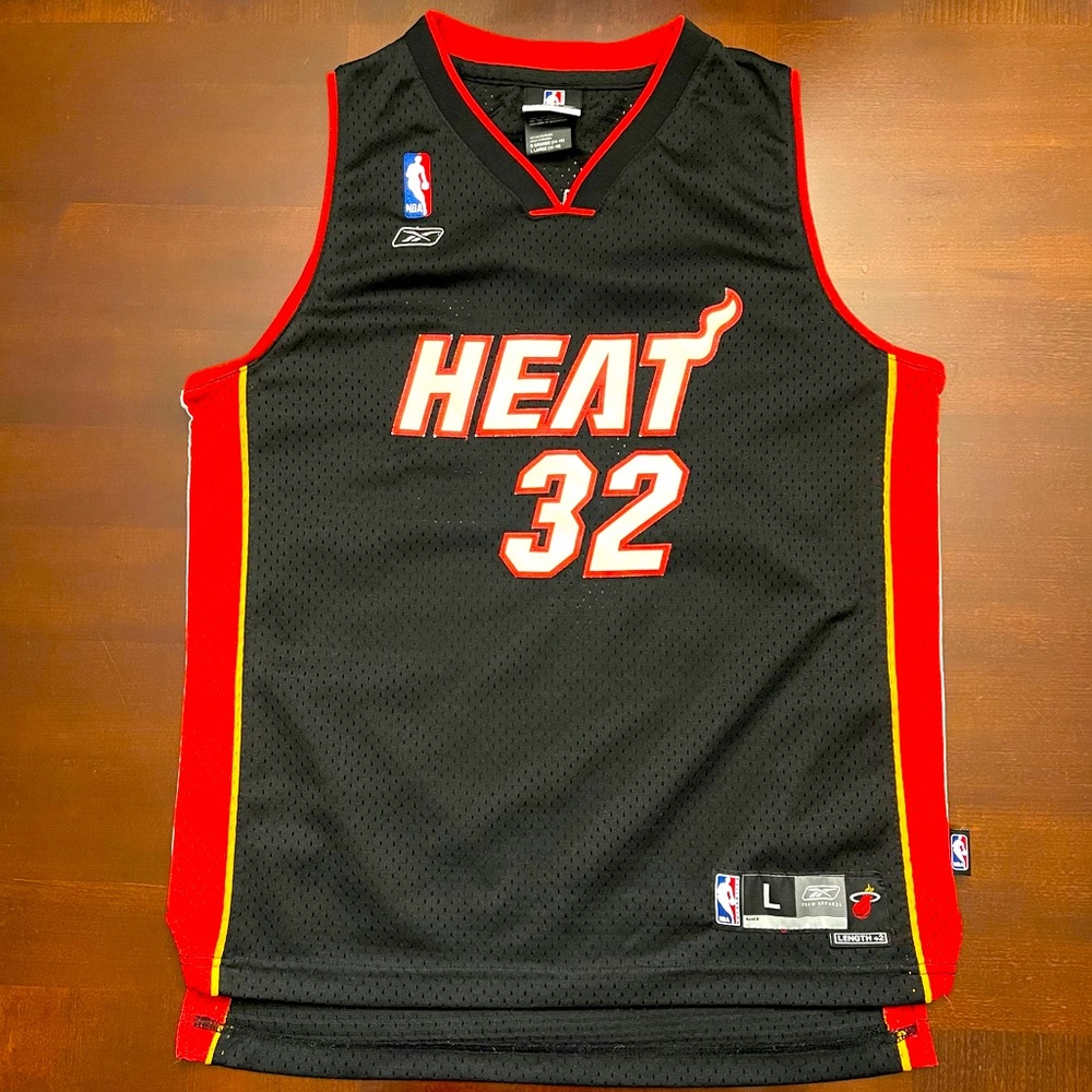Reebok Miami Heat Jersey Size Large in Kids #32 Shaquille O’Neal